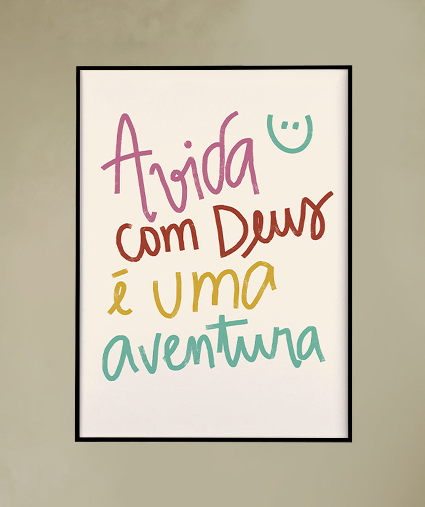 Quadro Vida com Deus