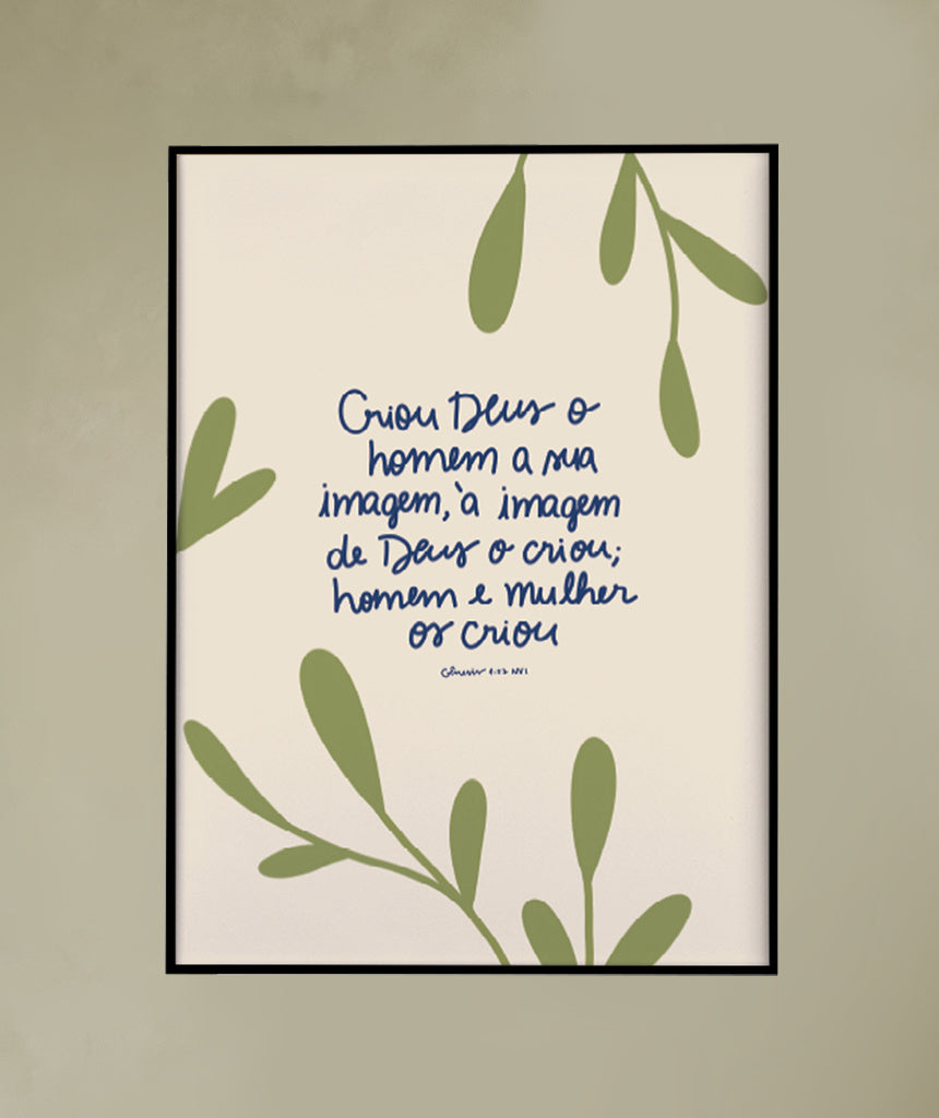 Quadro Gênesis 1:27
