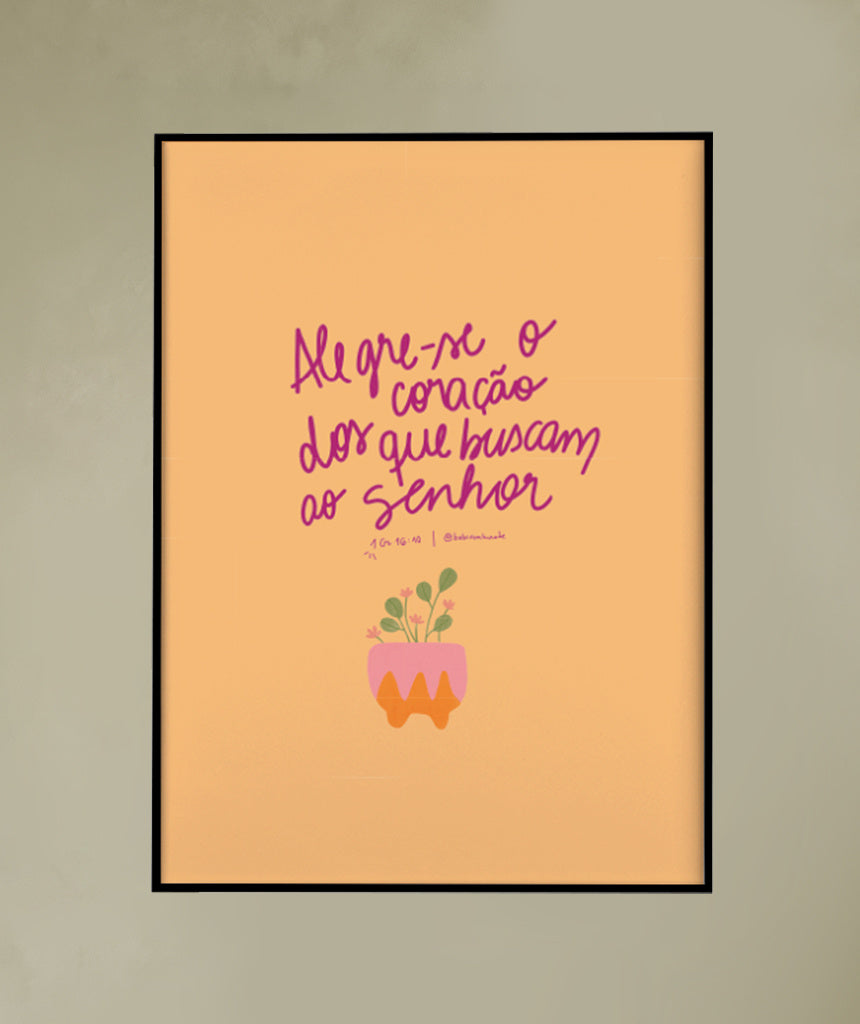 Quadro Alegre-se