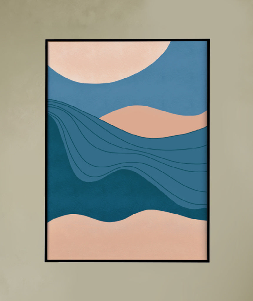 Quadro Linhas e Montes