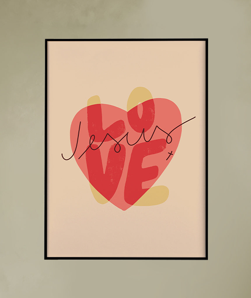 Quadro Love Jesus