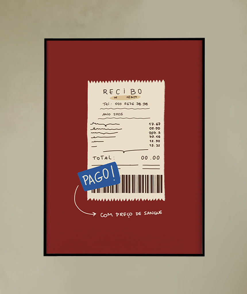 Quadro O Preço foi Pago