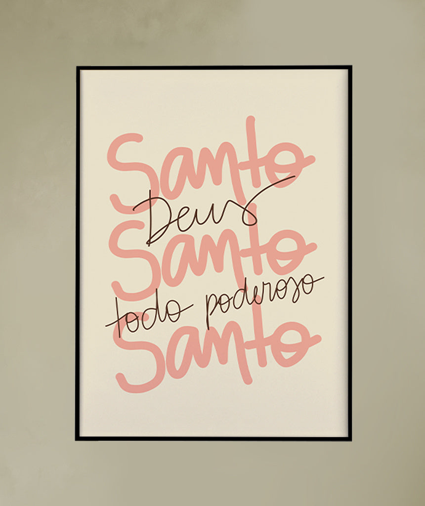 Quadro Santo Santo Santo