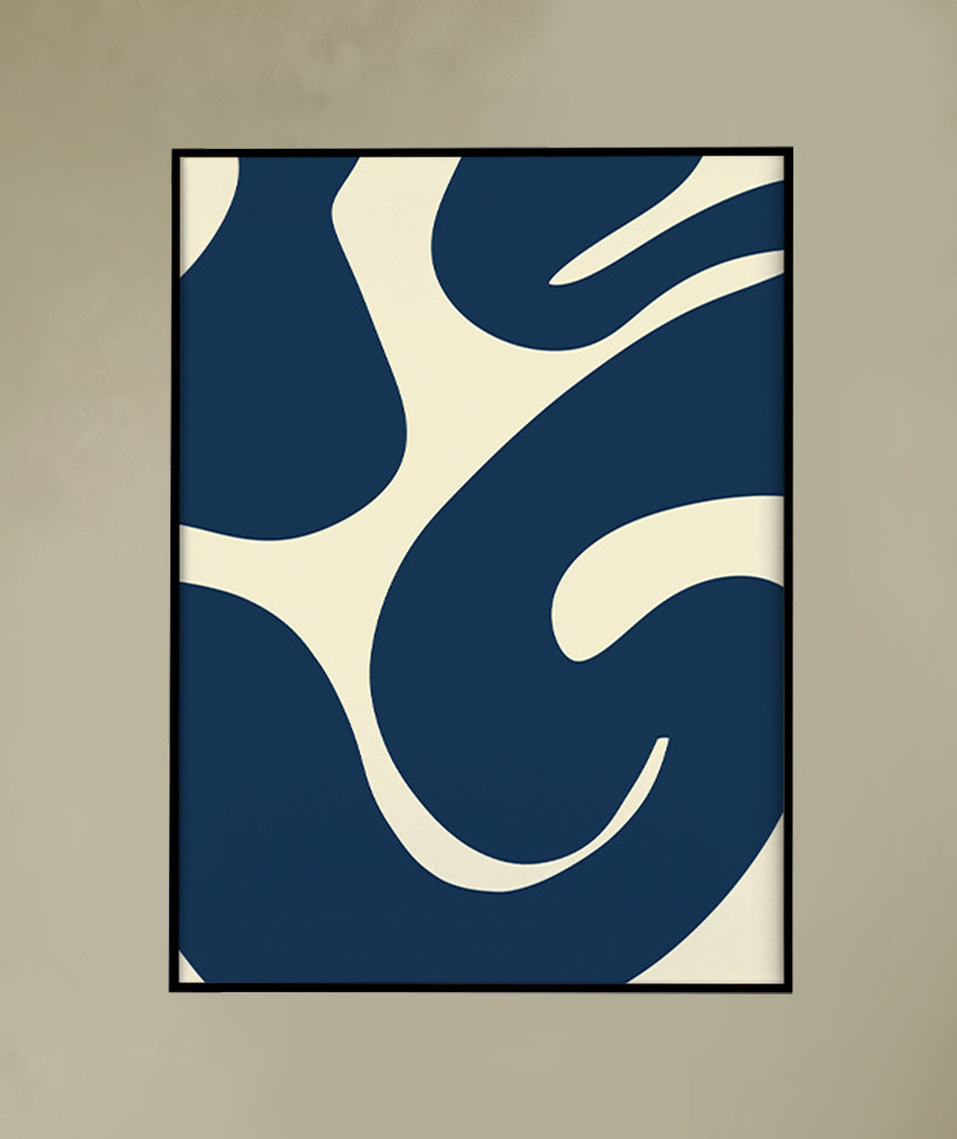 Quadro Curva Azul