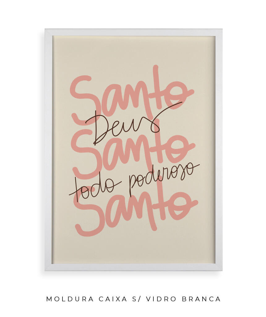 Quadro Santo Santo Santo