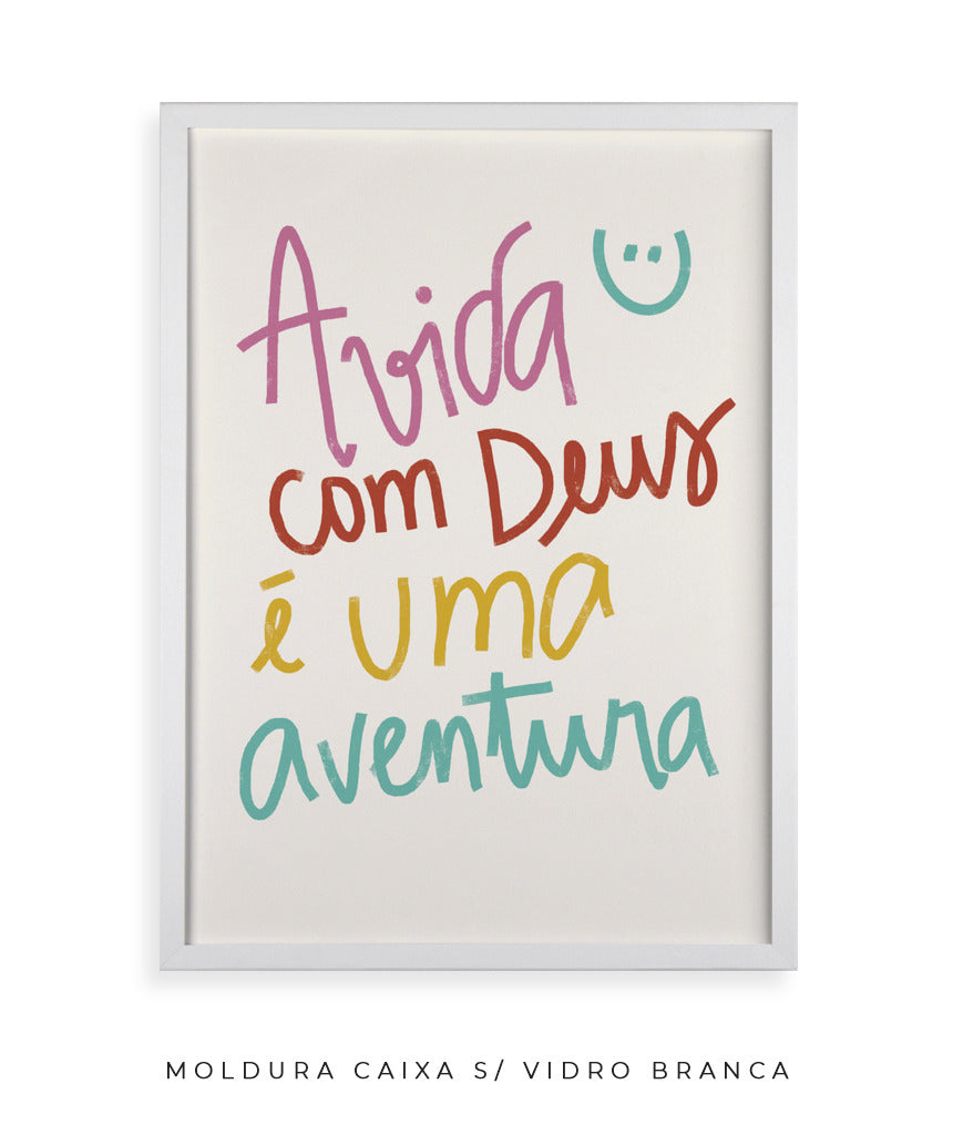 Quadro Vida com Deus