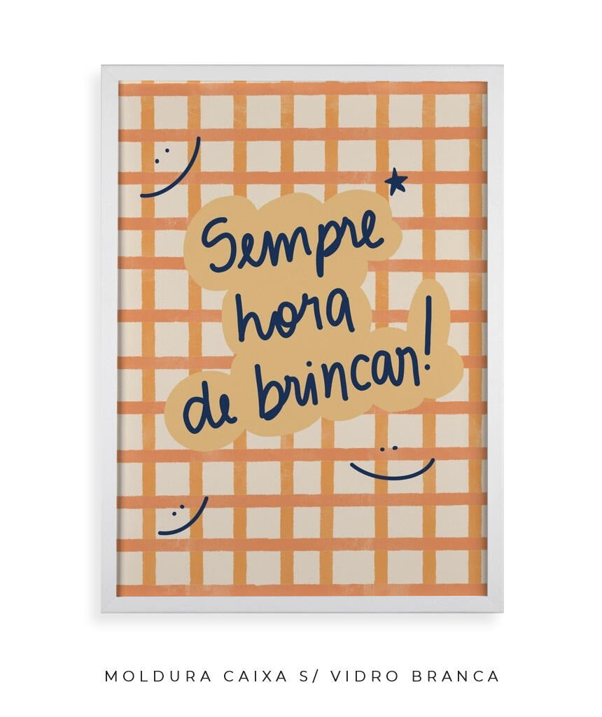 Sempre Hora de Brincar laranja