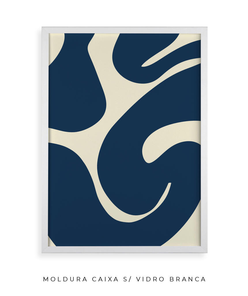 Quadro Curva Azul