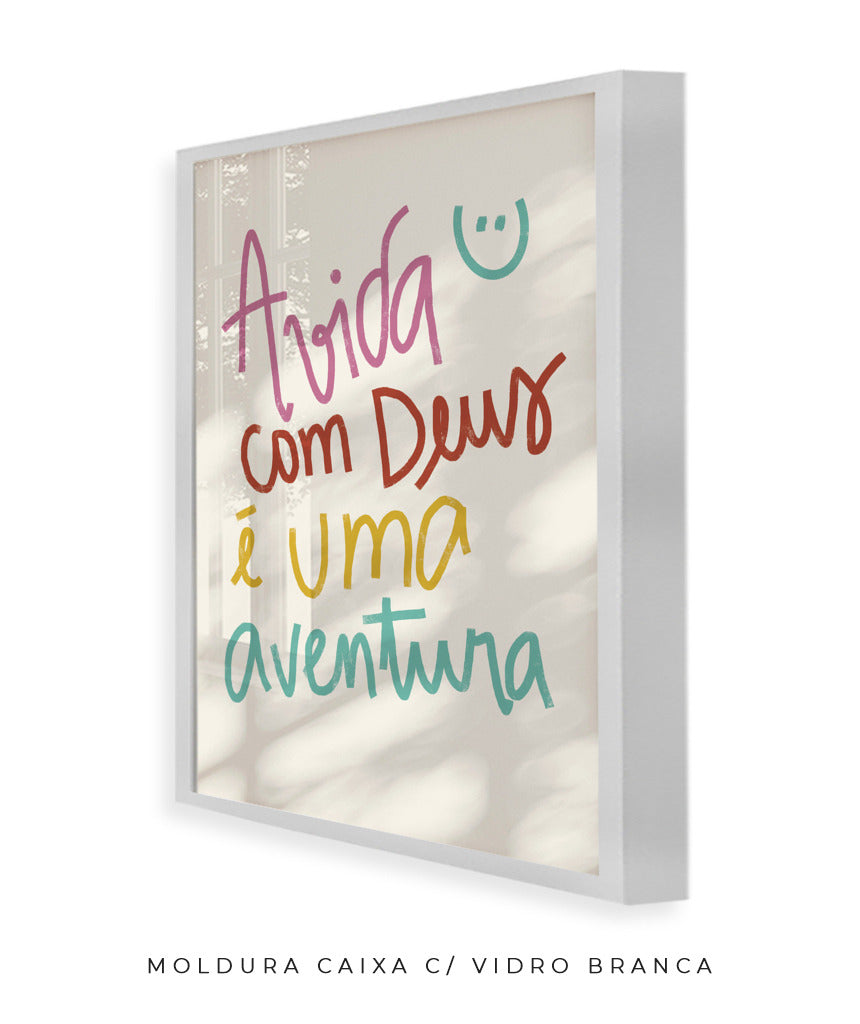 Quadro Vida com Deus
