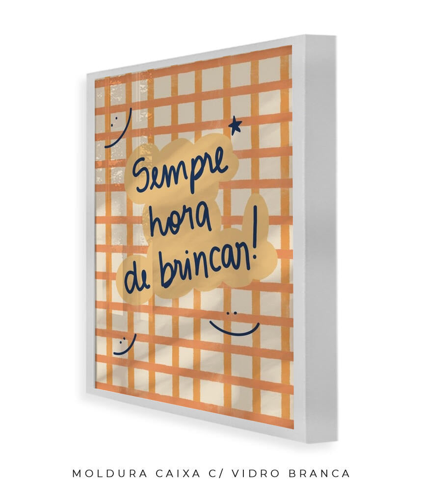 Sempre Hora de Brincar laranja