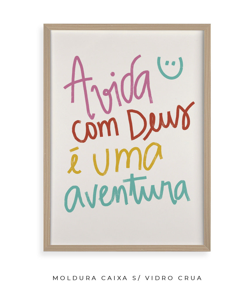 Quadro Vida com Deus