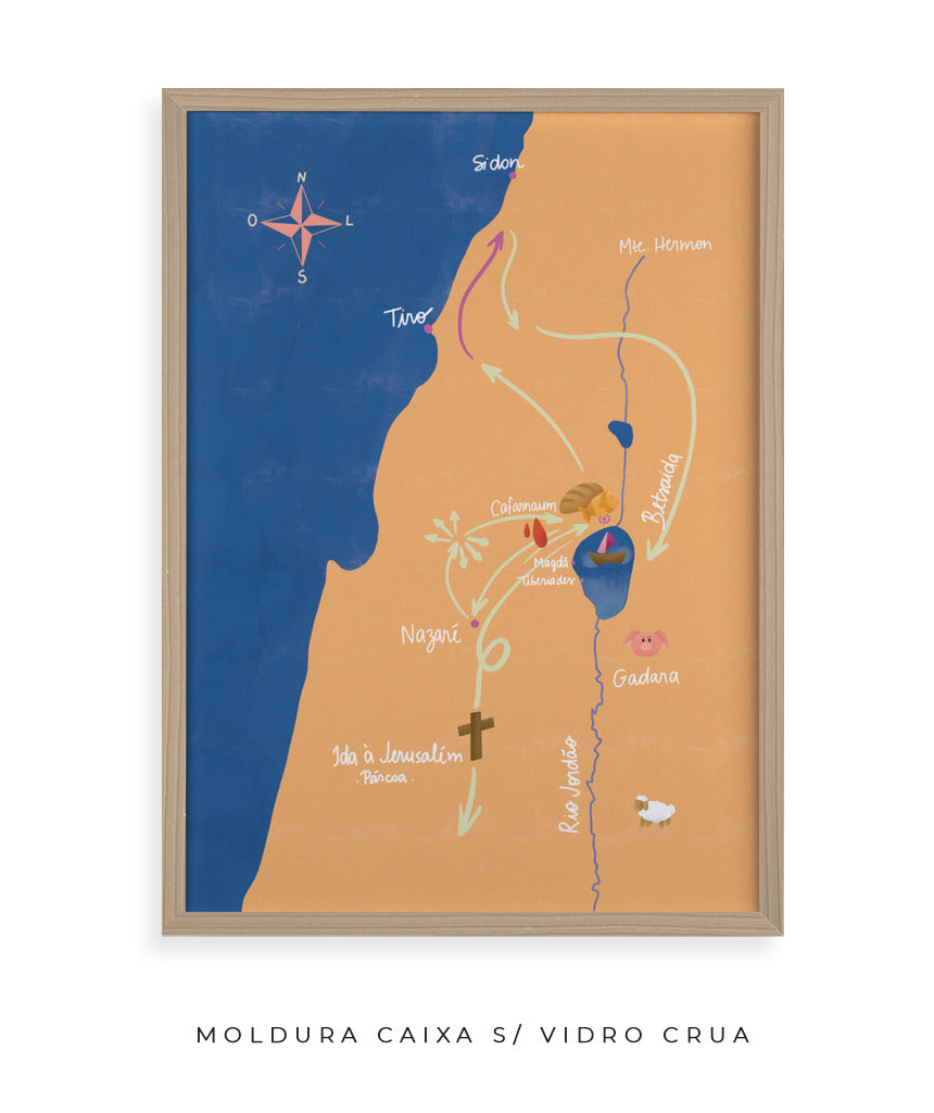 Quadro Caminhos de Jesus
