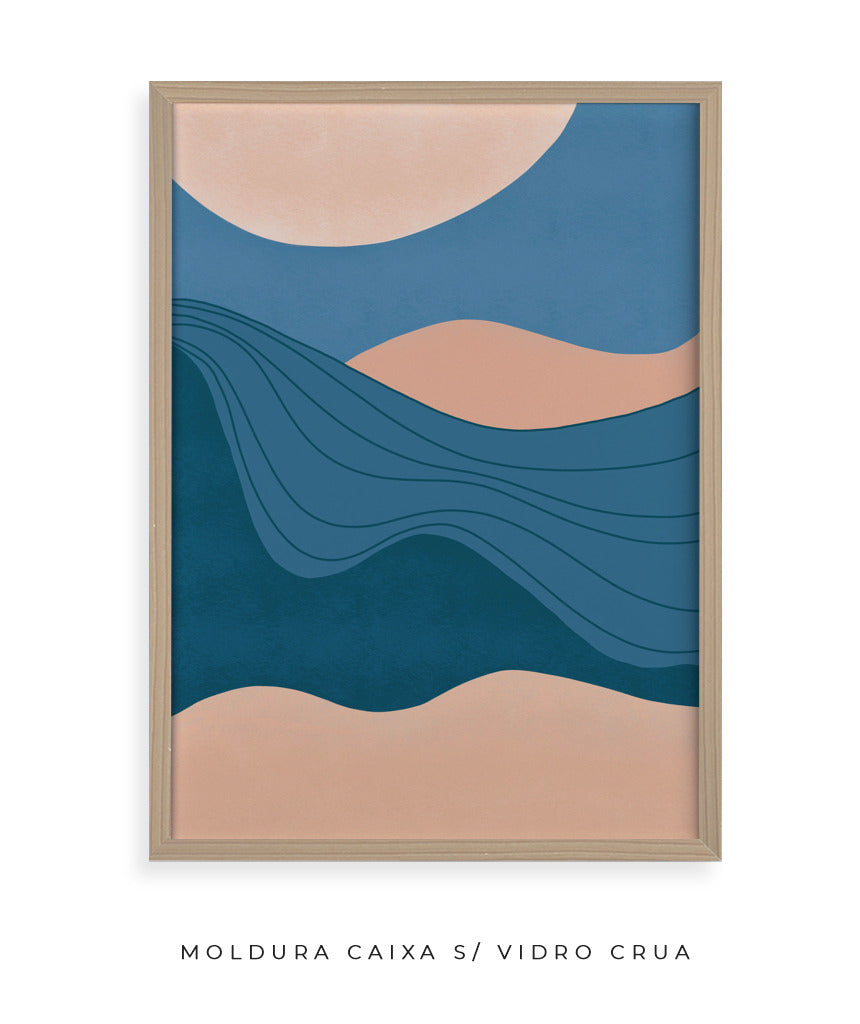 Quadro Linhas e Montes