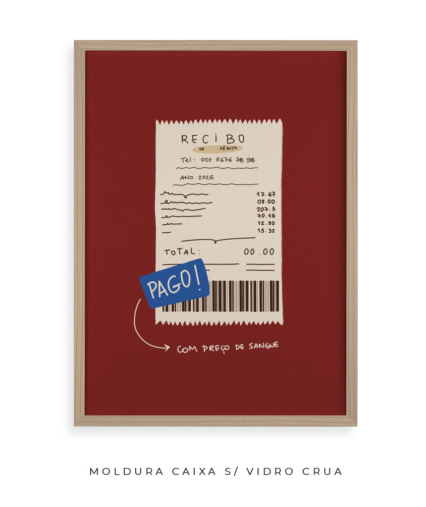 Quadro O Preço foi Pago