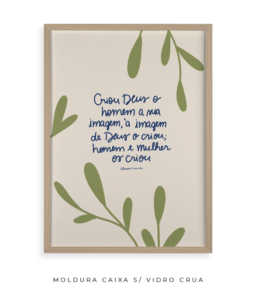 Quadro Gênesis 1:27