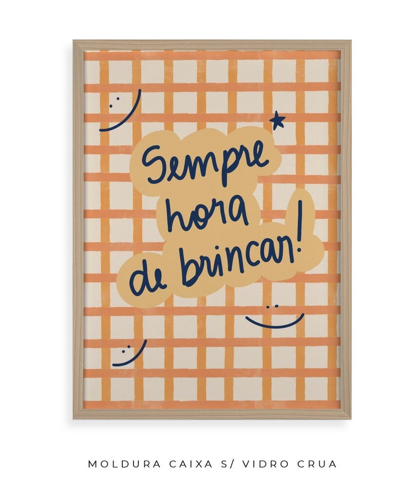 Sempre Hora de Brincar laranja