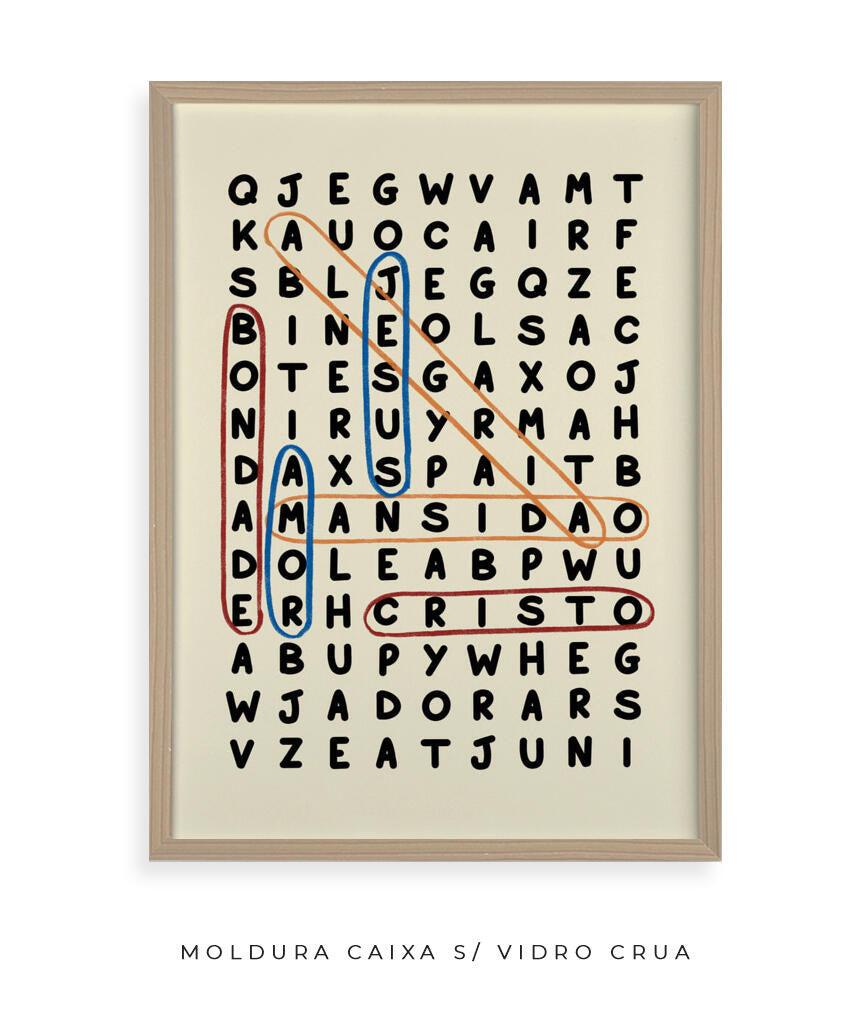 Quadro Caça-Palavras