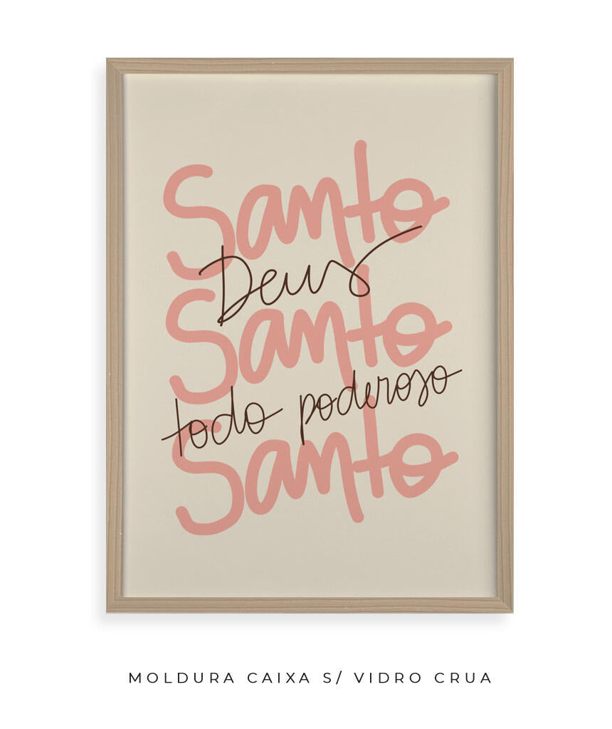 Quadro Santo Santo Santo