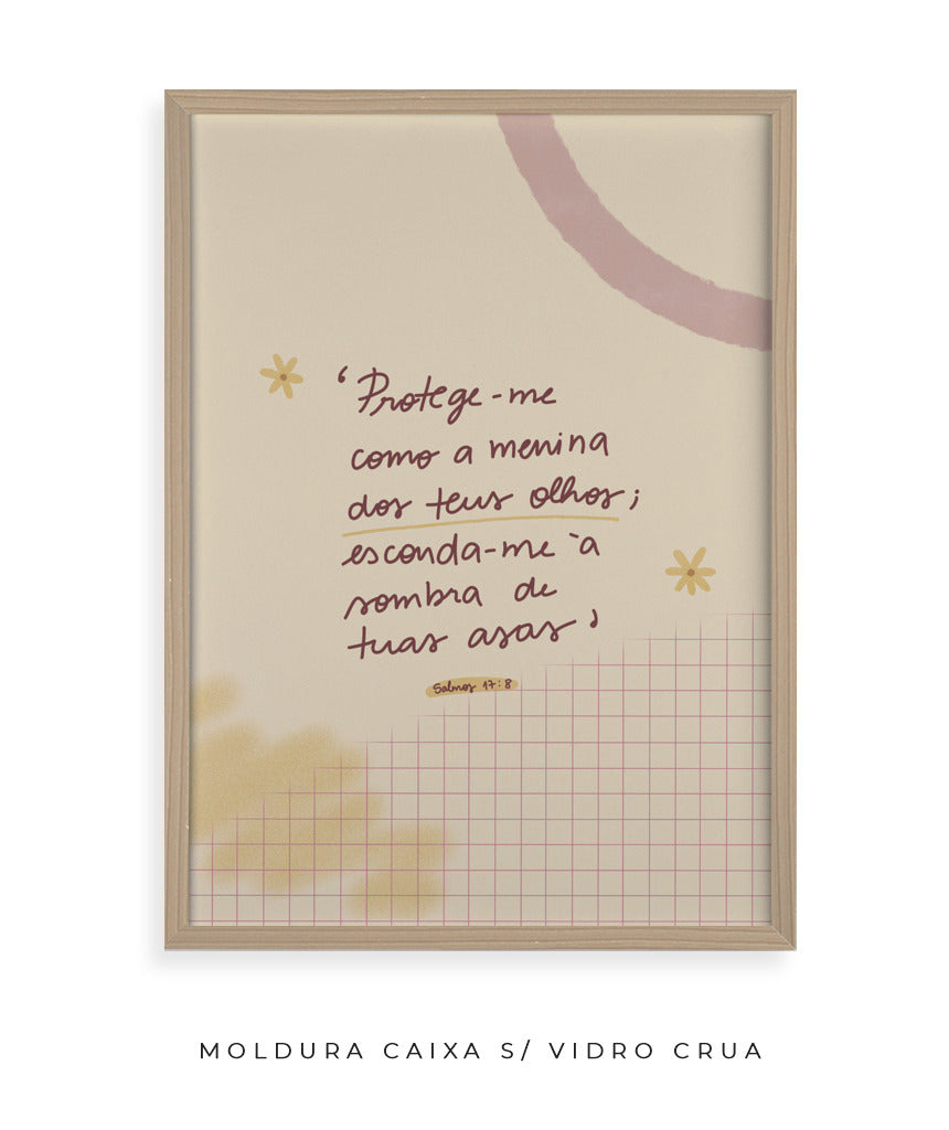 Quadro Salmos 17:8