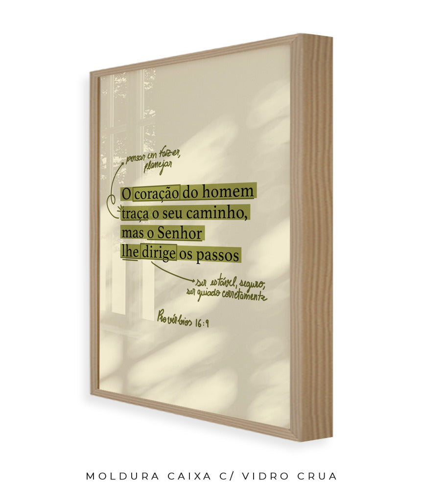 Quadro Provérbios 16:9