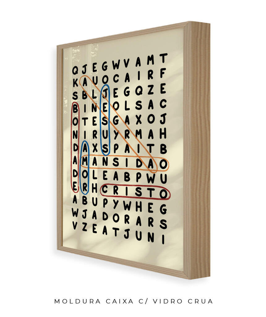 Quadro Caça-Palavras