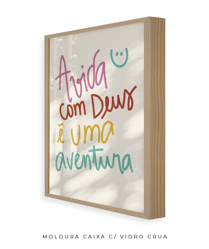Quadro Vida com Deus