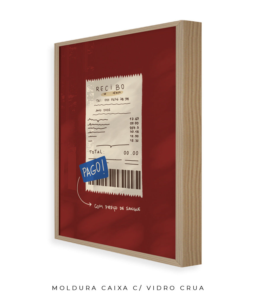 Quadro O Preço foi Pago