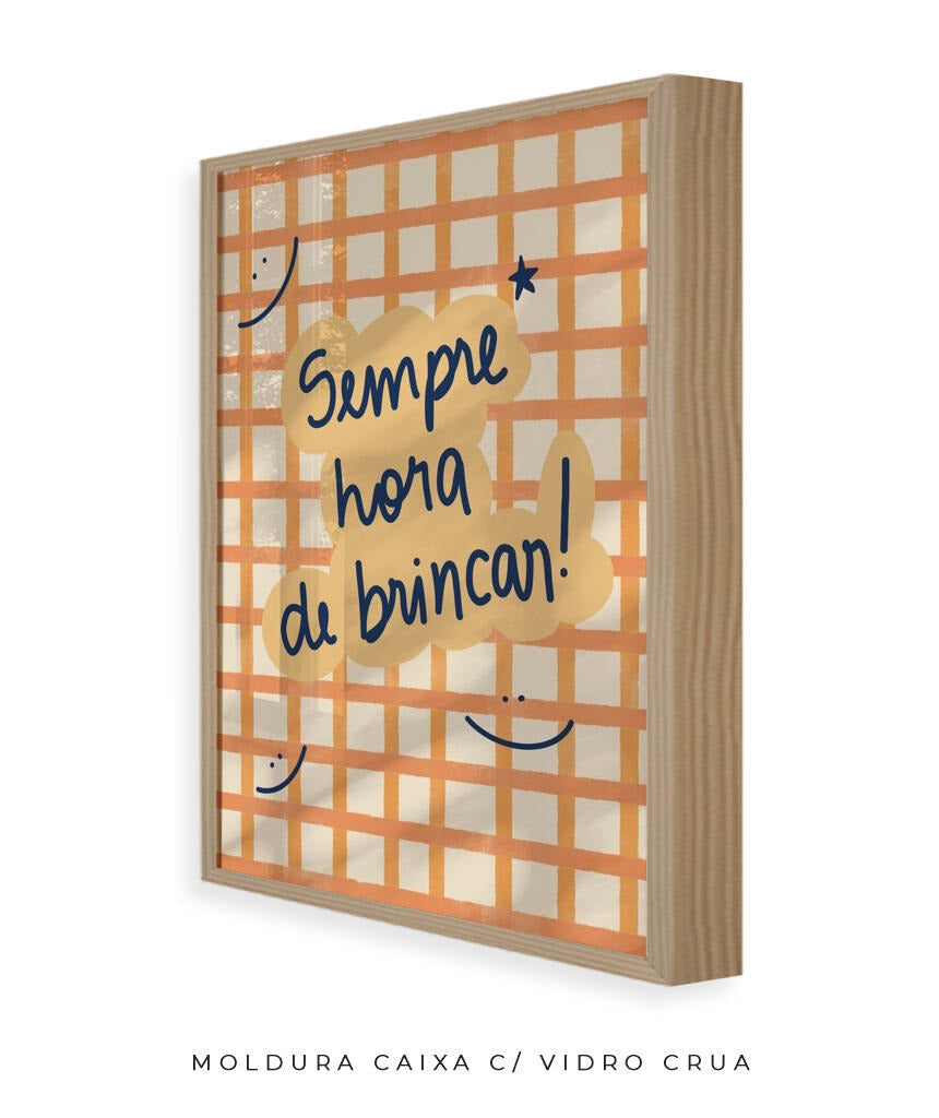 Sempre Hora de Brincar laranja