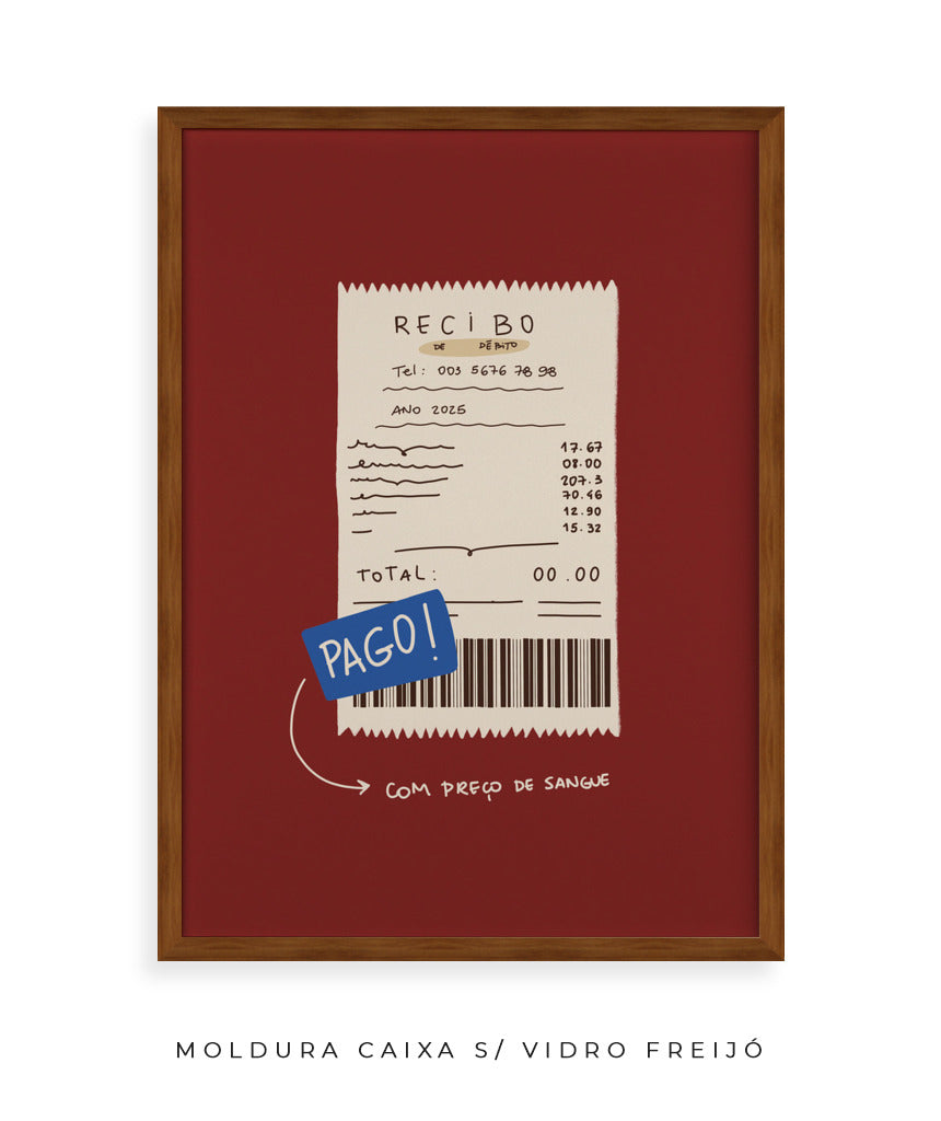 Quadro O Preço foi Pago