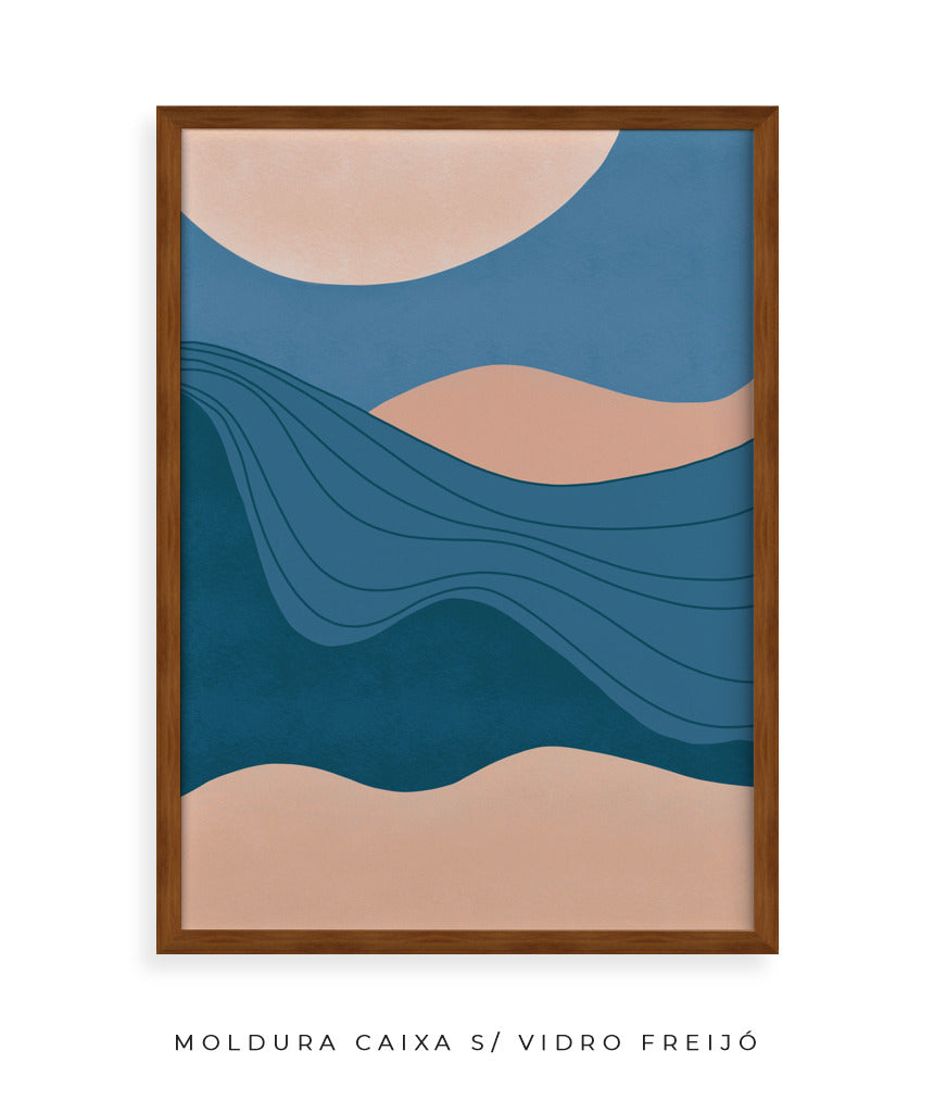 Quadro Linhas e Montes