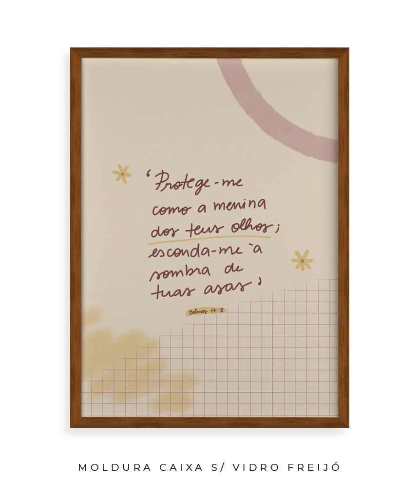 Quadro Salmos 17:8