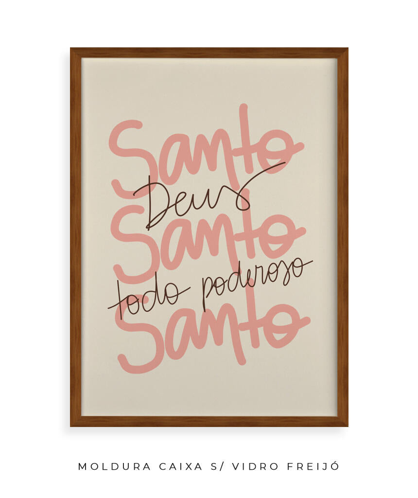 Quadro Santo Santo Santo