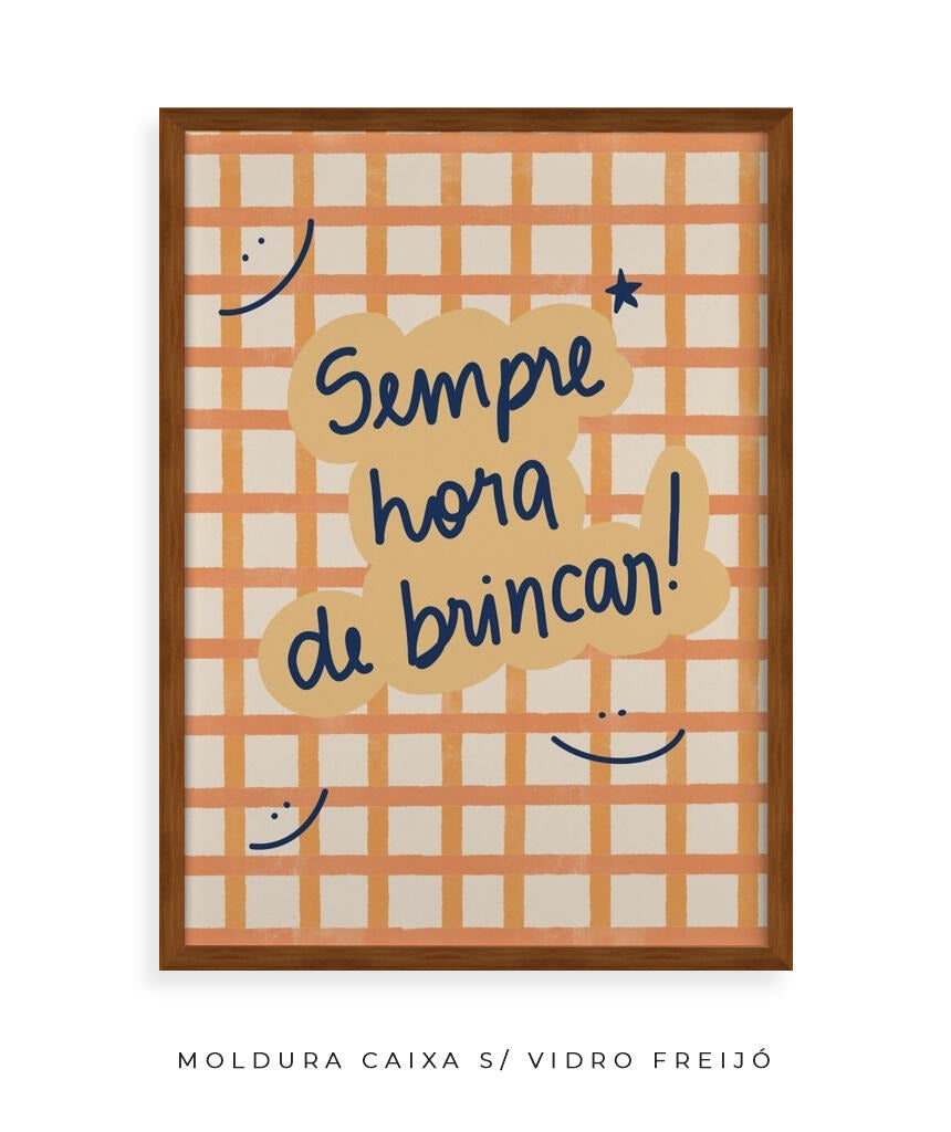 Sempre Hora de Brincar laranja