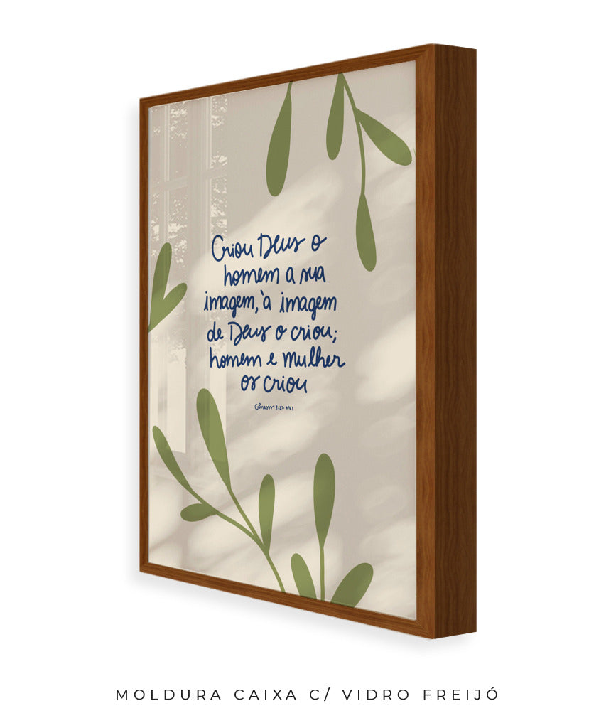 Quadro Gênesis 1:27