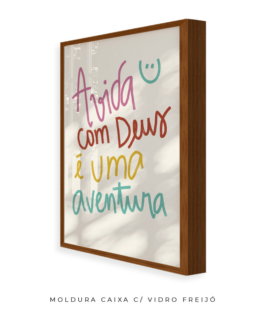 Quadro Vida com Deus