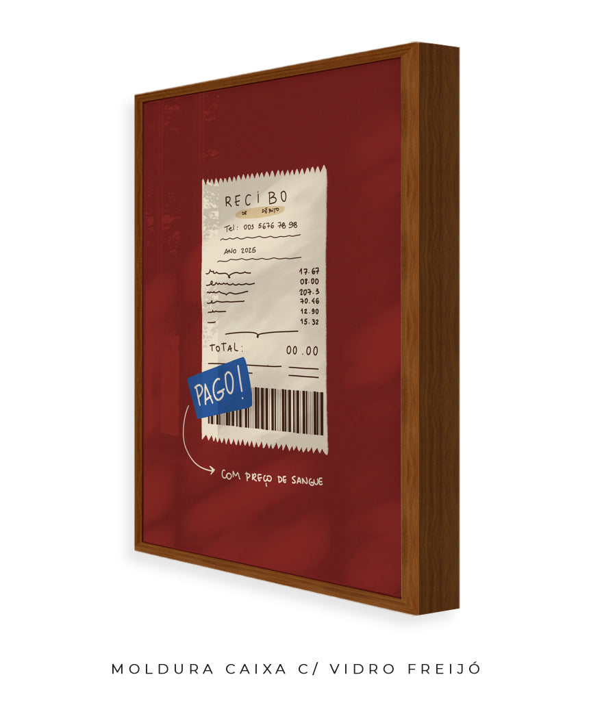 Quadro O Preço foi Pago