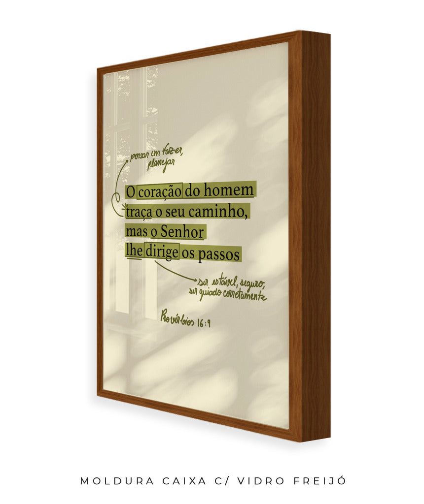 Quadro Provérbios 16:9