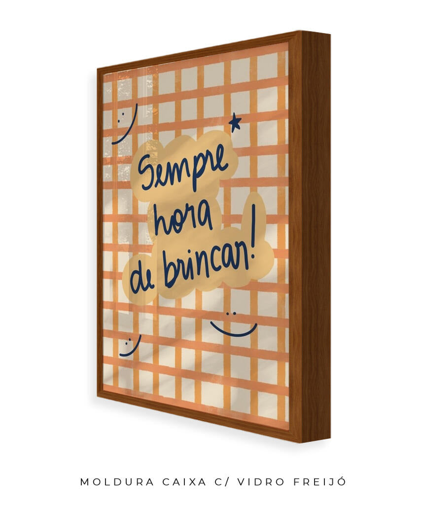 Sempre Hora de Brincar laranja