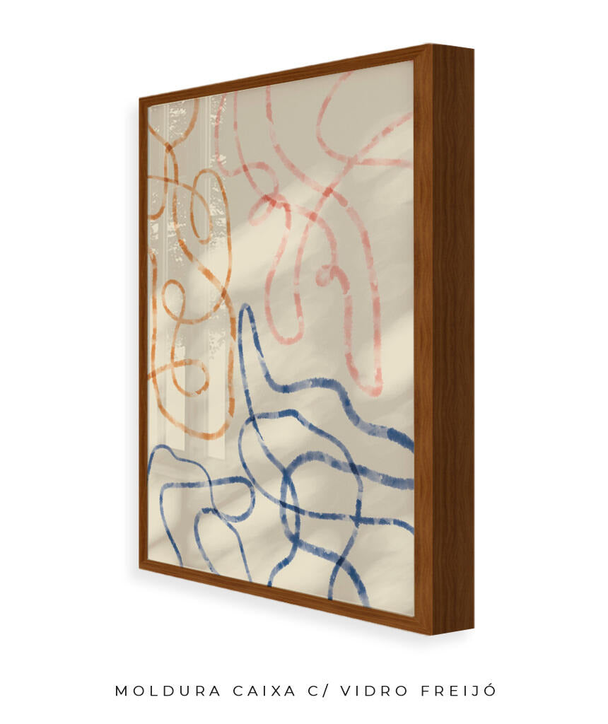 Quadro Linhas e Caminhos