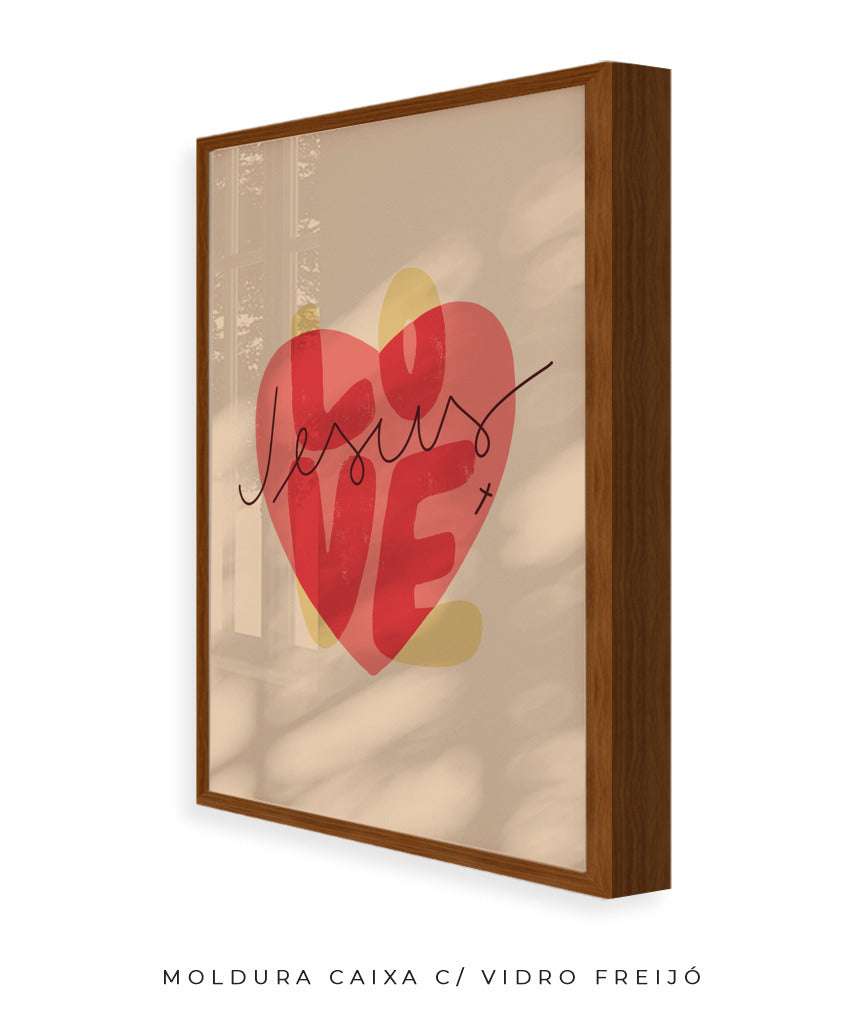 Quadro Love Jesus