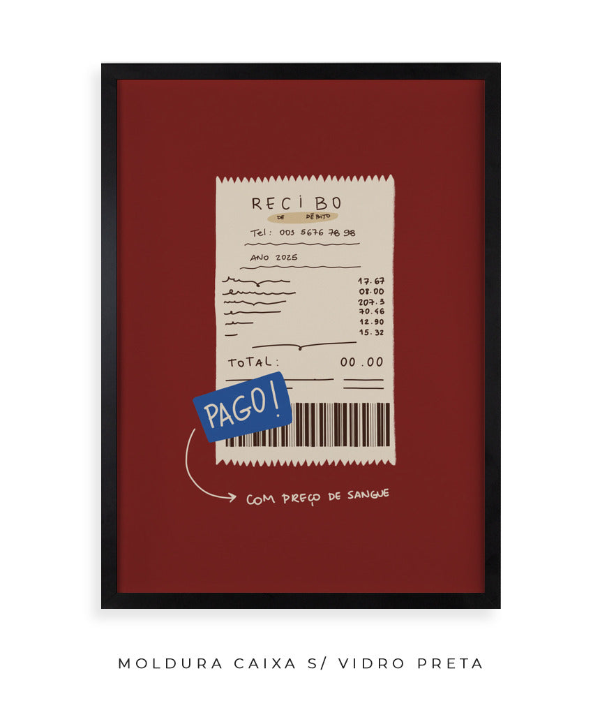 Quadro O Preço foi Pago