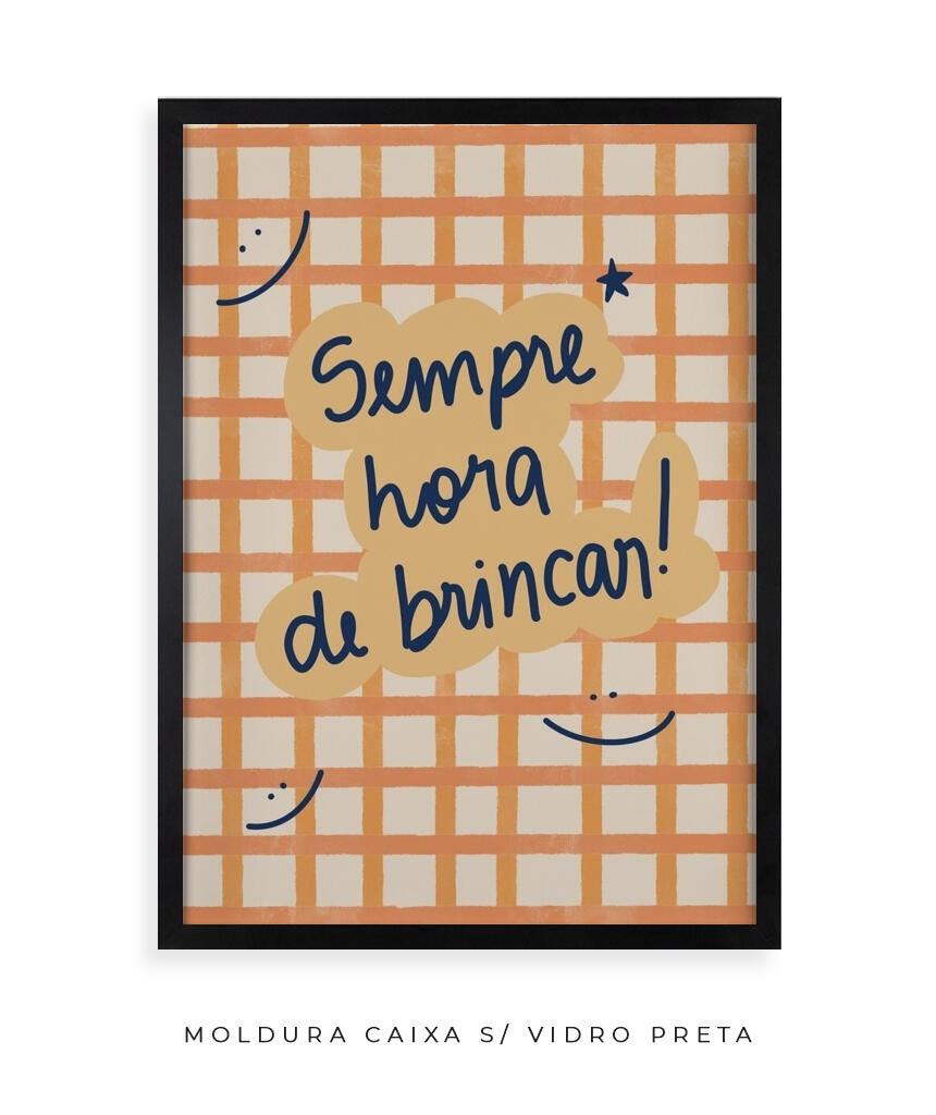 Sempre Hora de Brincar laranja