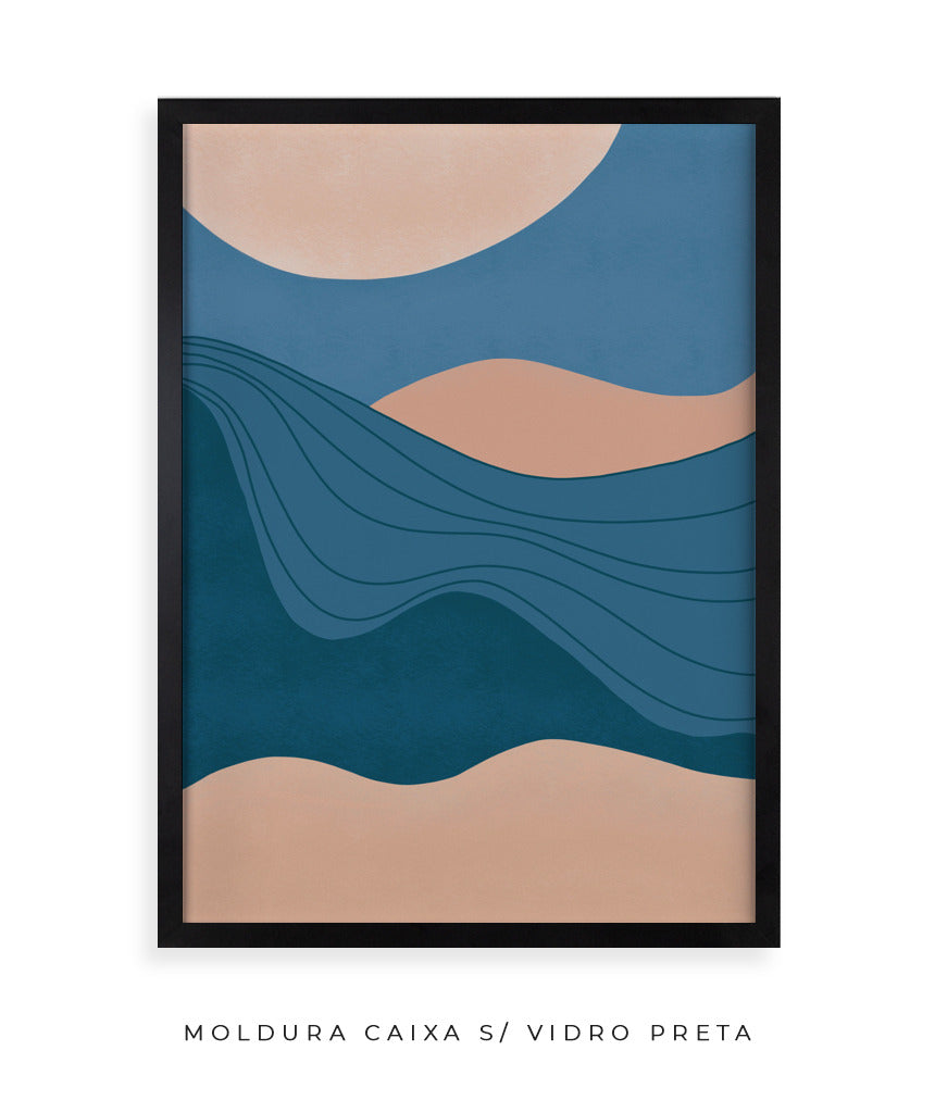 Quadro Linhas e Montes
