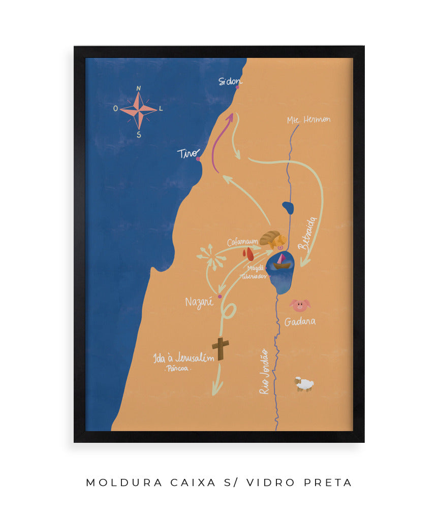 Quadro Caminhos de Jesus