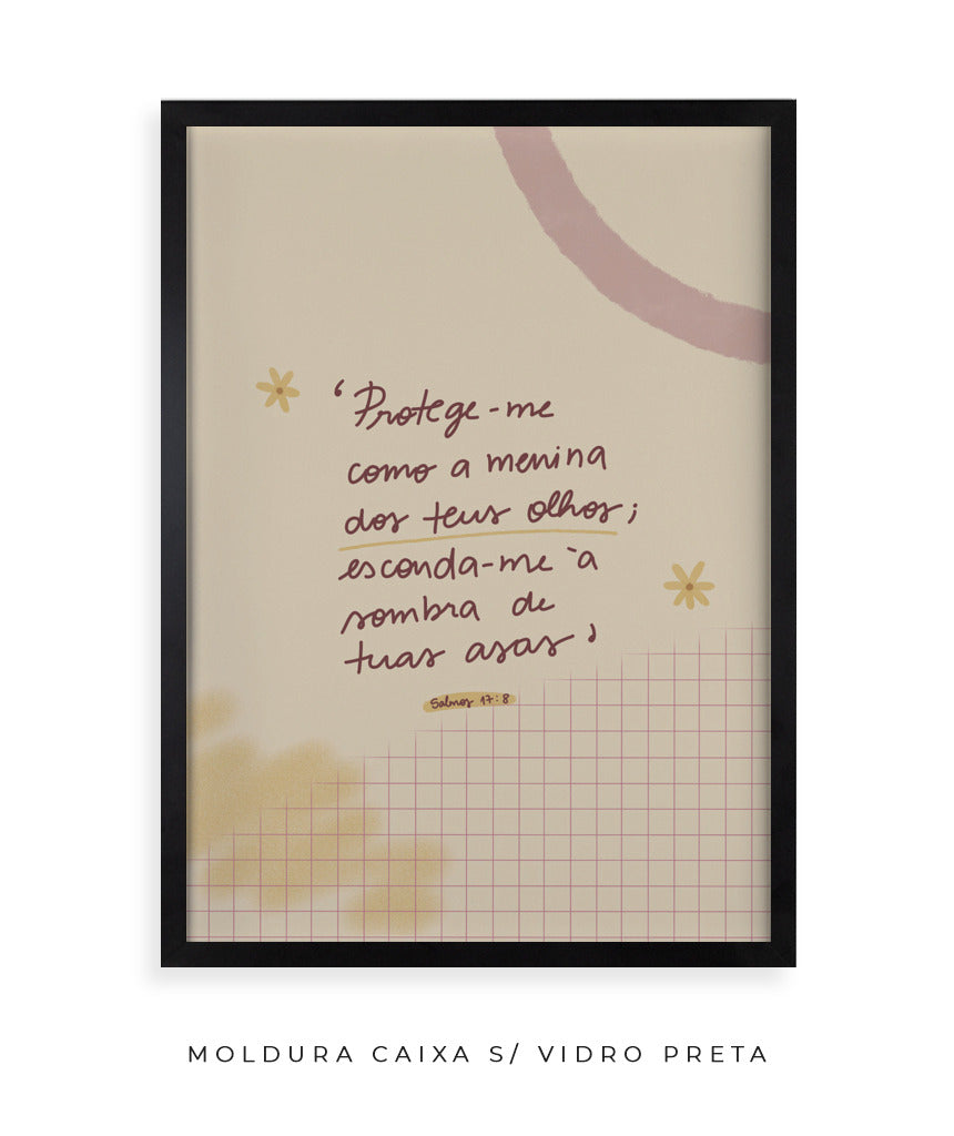 Quadro Salmos 17:8