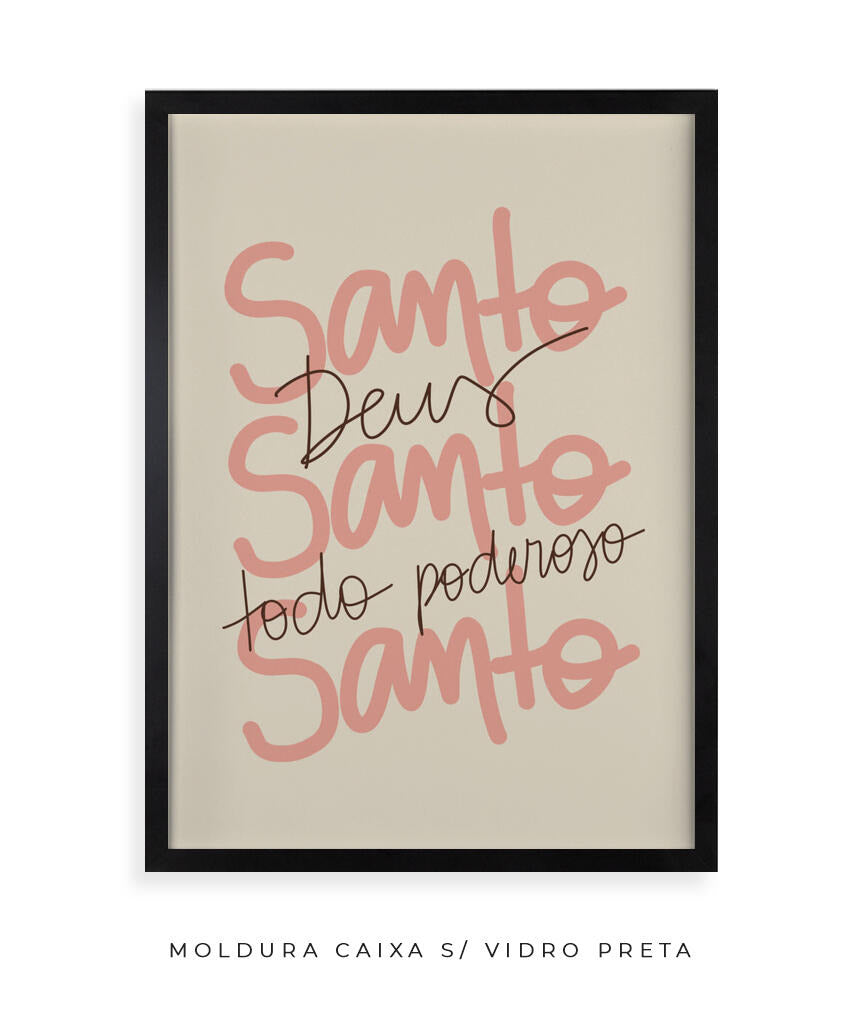 Quadro Santo Santo Santo