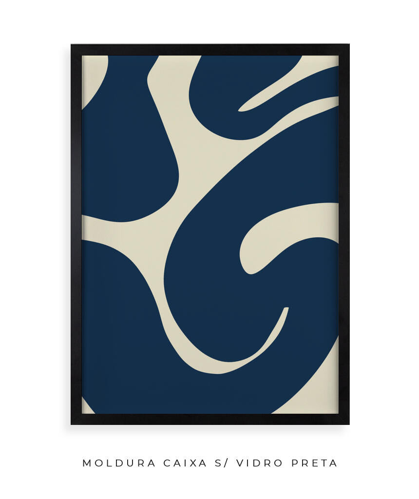 Quadro Curva Azul