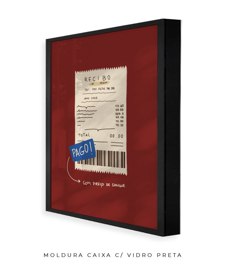 Quadro O Preço foi Pago