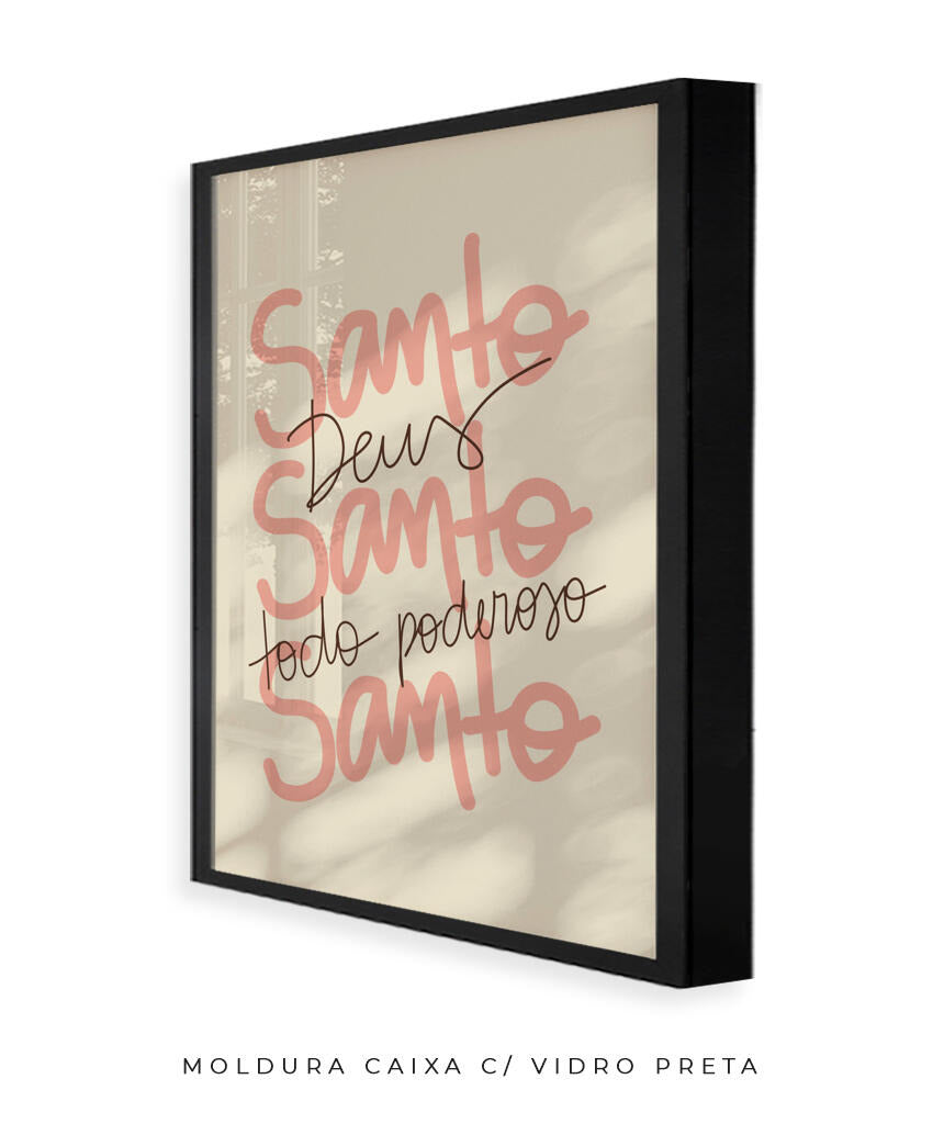Quadro Santo Santo Santo