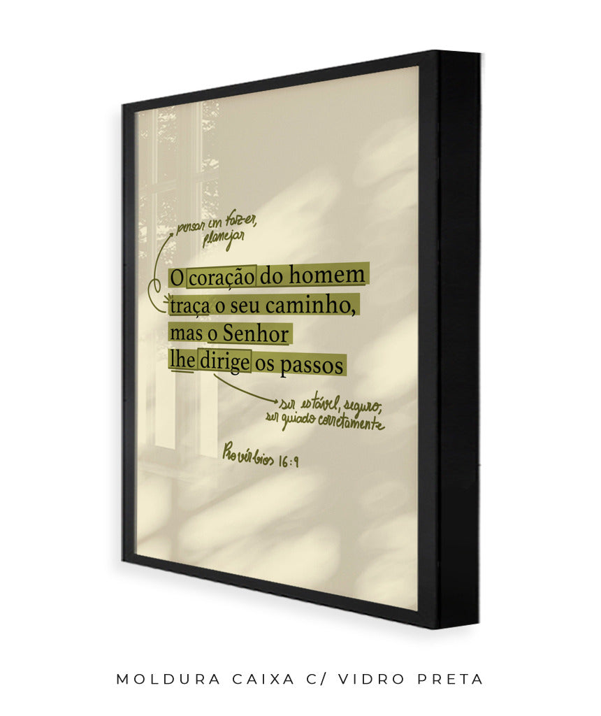 Quadro Provérbios 16:9